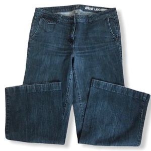 NY & Company Flare and Wide Leg Blue Jeans